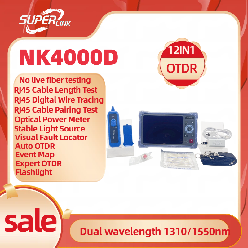 Novker 12-in-1 Mini OTDR NK400 - Optical Time Domain Reflectometer Otdr 1310 1550Nm ulasan dan harga