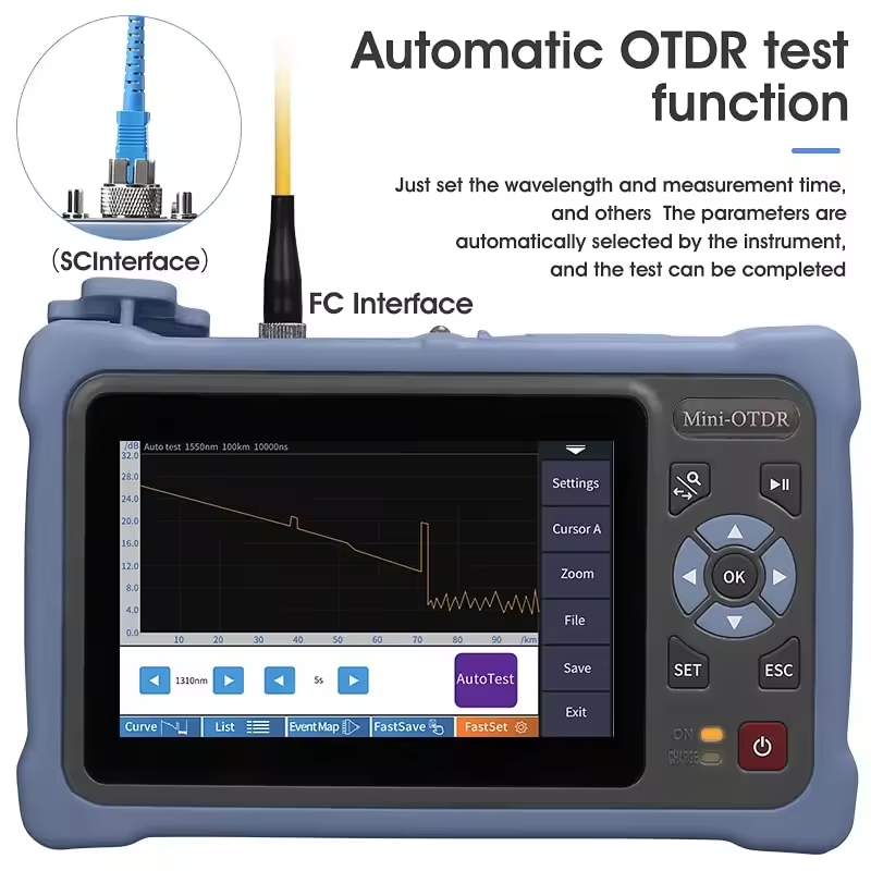 Novker 12-in-1 Mini OTDR NK400 - Optical Time Domain Reflectometer Otdr 1310 1550Nm ulasan dan harga